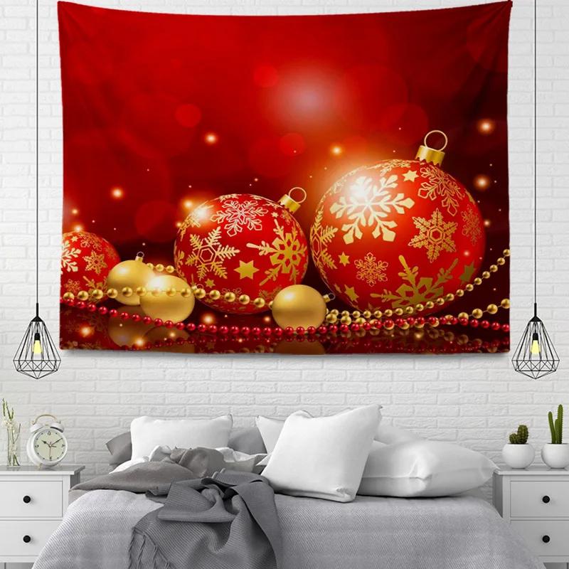 Hängende Wandteppiche aus Stoff im weihnachtlichen Stil