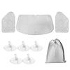 3Pcs Set Windows ScreenCar Internal Thermal Windshield Cover Blind Lifting Window Sunshade Sun Visor for VW T4 1990-2003Windshield Sunshades 1