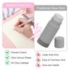 6Pcs Fine Tip Glue Pens with 6 Refills, Quick Dry Roller Glue Pens Easy Control Ballpoint Precision Glue Pens for Scrapbooking