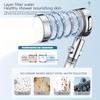 10 Pcs/bag Chlorine Removal Water Purifying Filter Element Shower Head Filter  Handheld Shower
