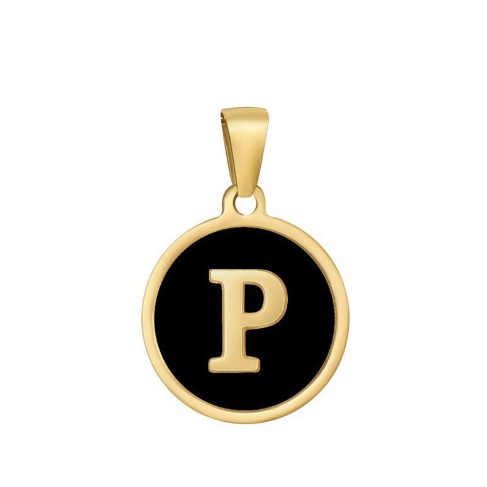 6Pcs Oil-dripping Letter Pendant DIY Jewelry Making Charm Jewelry Accessories