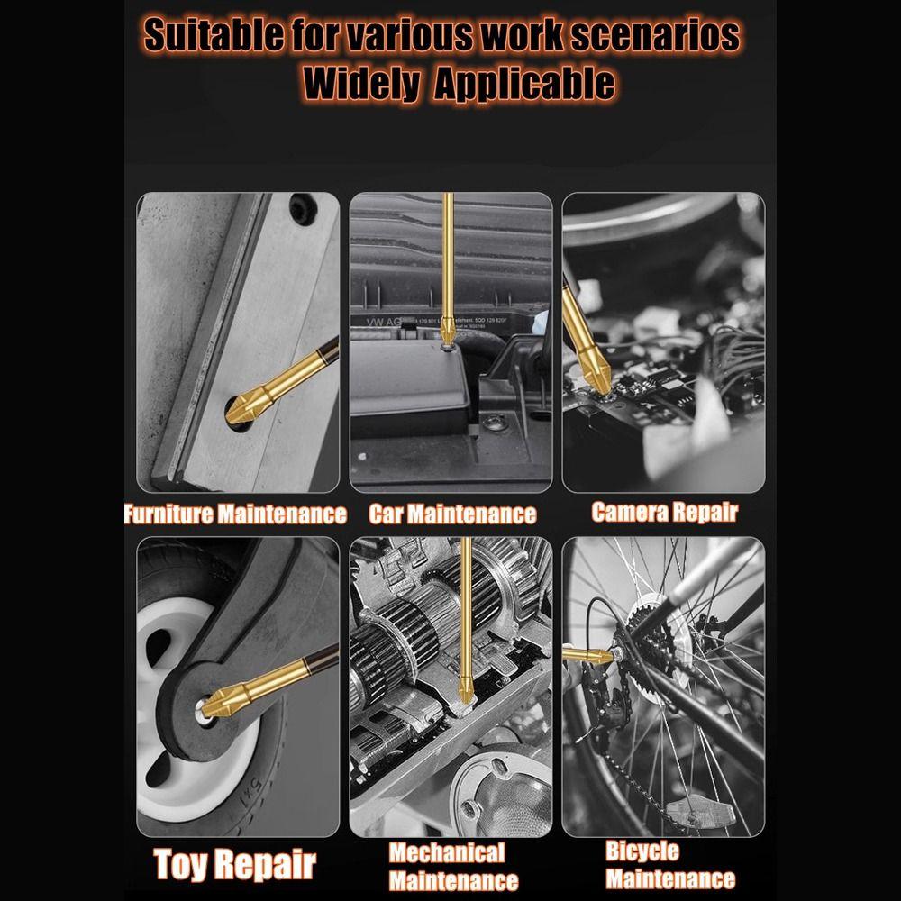 With Magnetizer Cross Head  Bit High Hardness Electric Screwdriver Bit  Screw Driver Hand Tool