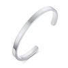 5mm Personalized  Bracelet Custom Name ID Tags Cuff Bangle  for Girls Boy  Engraved Jewelry