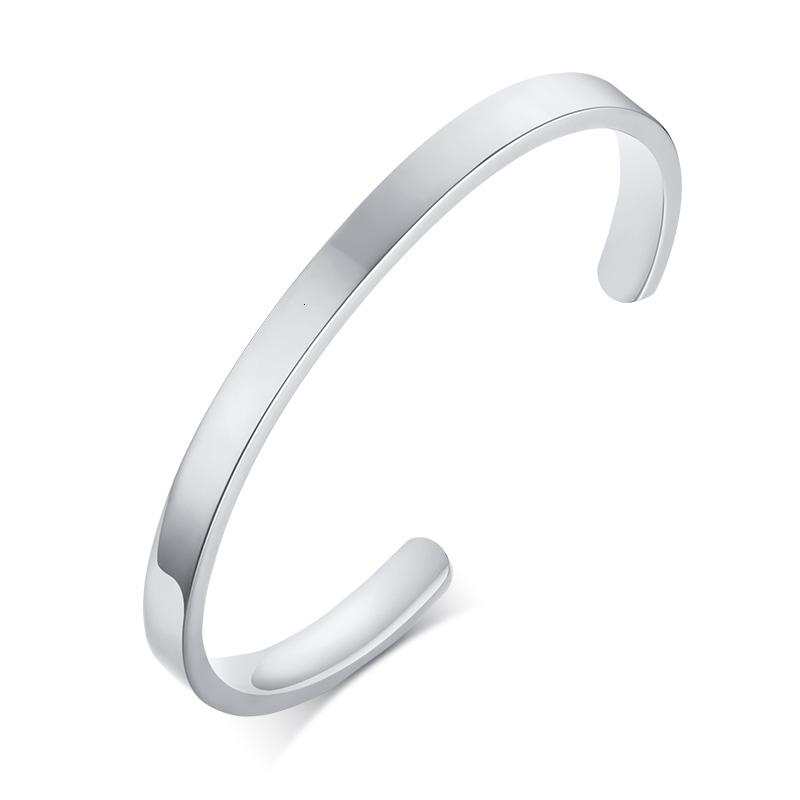 

5mm Personalized Bracelet Custom Name ID Tags Cuff Bangle for Girls Boy Engraved Jewelry