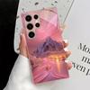 Pink series design glass phone case suitable for Samsung Galaxy S26 S25 S24 S23 S22 S20 FE/Ultra/Plus shockproof back cover