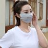 Mesh Ice Silk Face Scarf Elastic Solid Color UV Protection Anti-uv Face Cover Face Mask  Scarves Sunscreen Veil Fishing