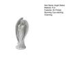 Angel Statue, 3D Printed Winged Angel Figurine, Guardian Angel Tabletop Sculpture for Home Office Desk Shelf Decor