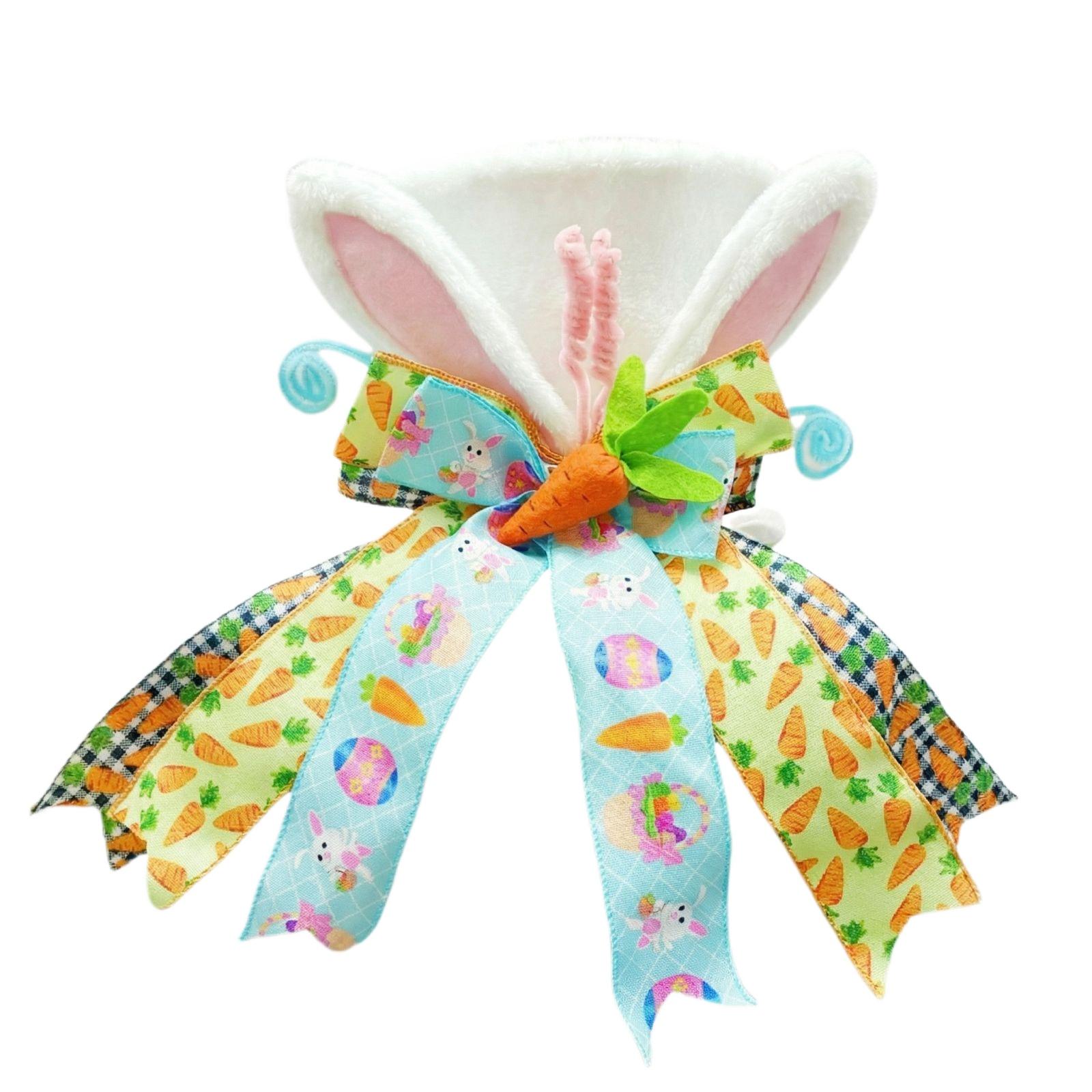 

Easter Decorations: Op Hat , Bow Tie , Tree Topper Star , Festive Atmosphere , Tree Decoration Props. One Size