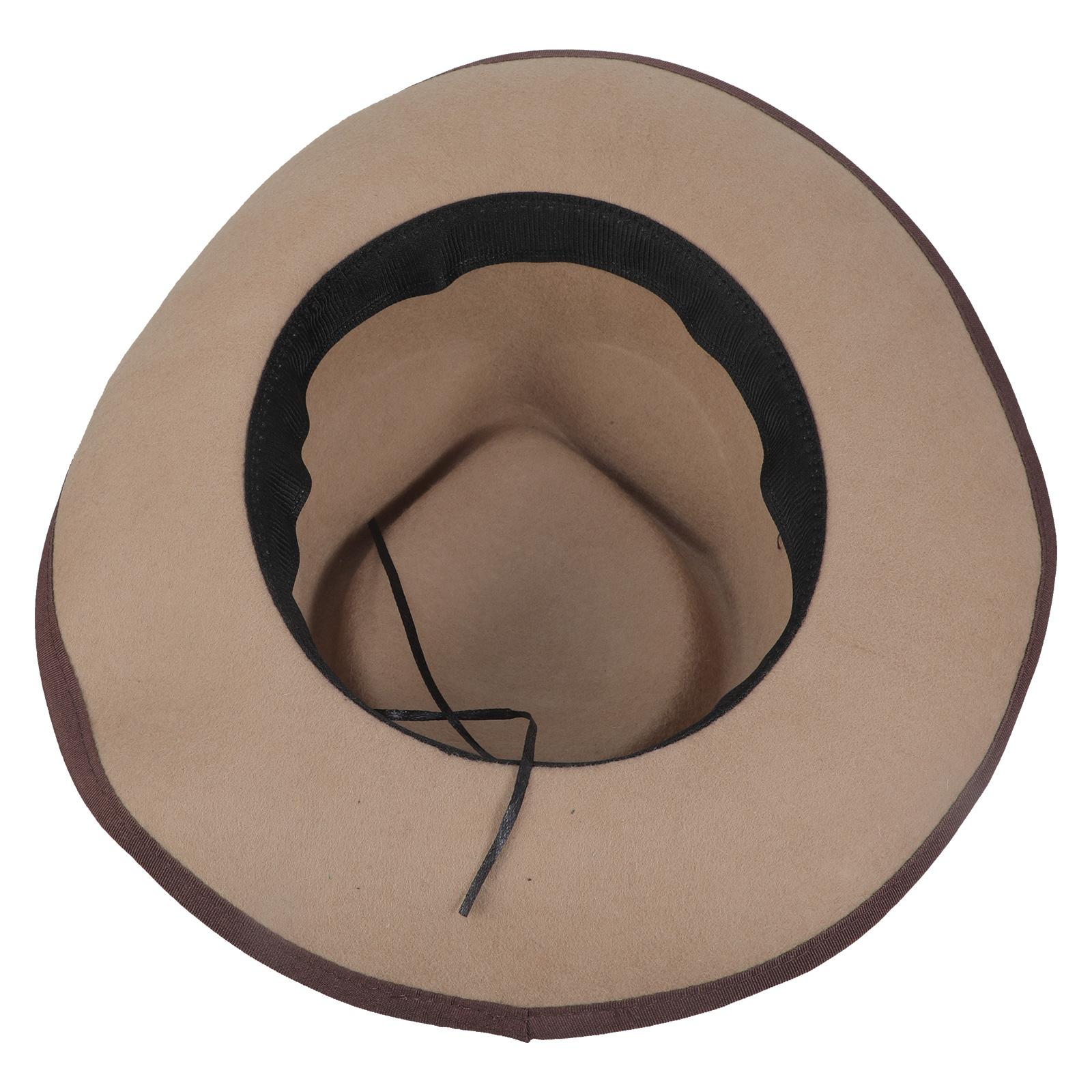 

Винтажные шерстяные шляпы федоры Классические и состаренные дизайны для мужчин и женщин Идеально подходят для ретро-вечеринок и повседневной носки A