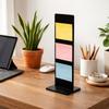 Transparent Acrylic Desk Note Board Display Board Vertical Desktop Schedule Board Office Daily Planner Dry Erasable