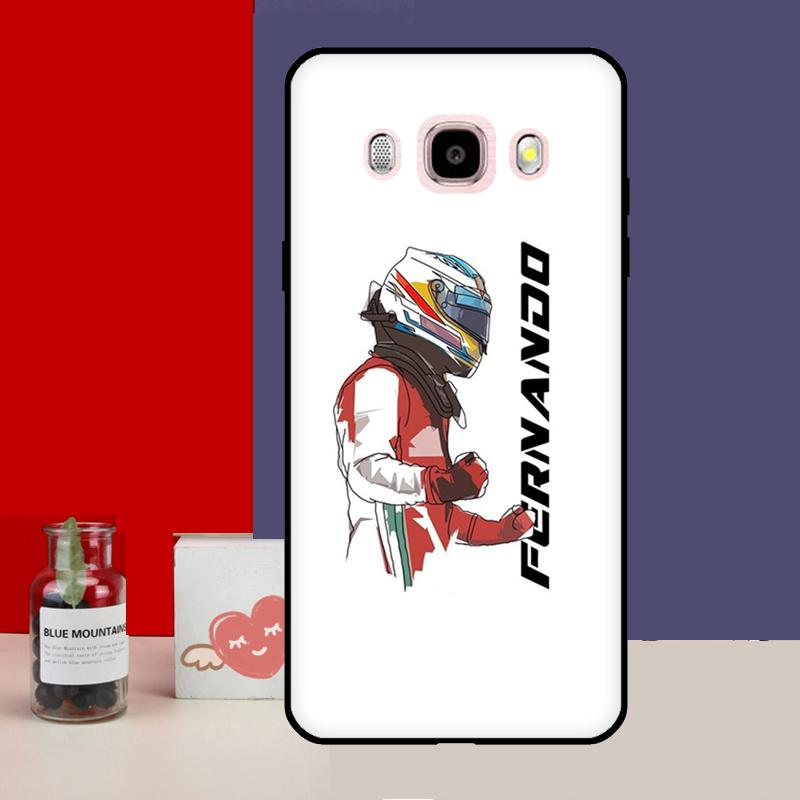 F1 Racing Fernando Alonso 14 Case For Samsung Galaxy J3 J5 J7 2017 J1 A3 A5 2016 J4 J6 Plus A6 A8 A7 A9 J8 2018 Cover