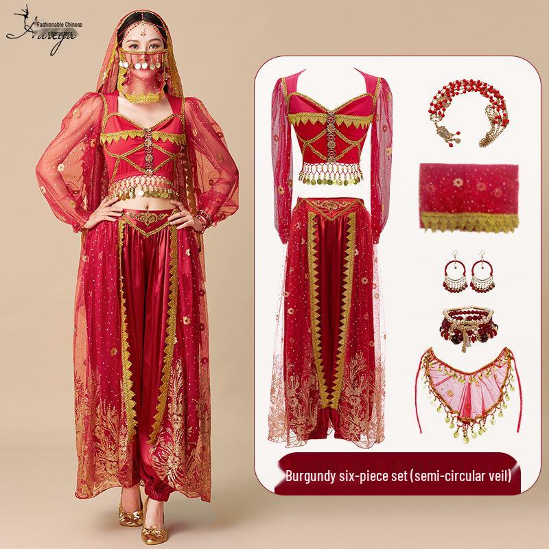 Halloween Jasmine-Inspired Adult Dance Costume Set