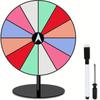 Wheel Prize Game Turn Plate Lucky Draws Rotating Wheels Desktop Prize Turn Plate for Party Teaching Activity Supermarkets