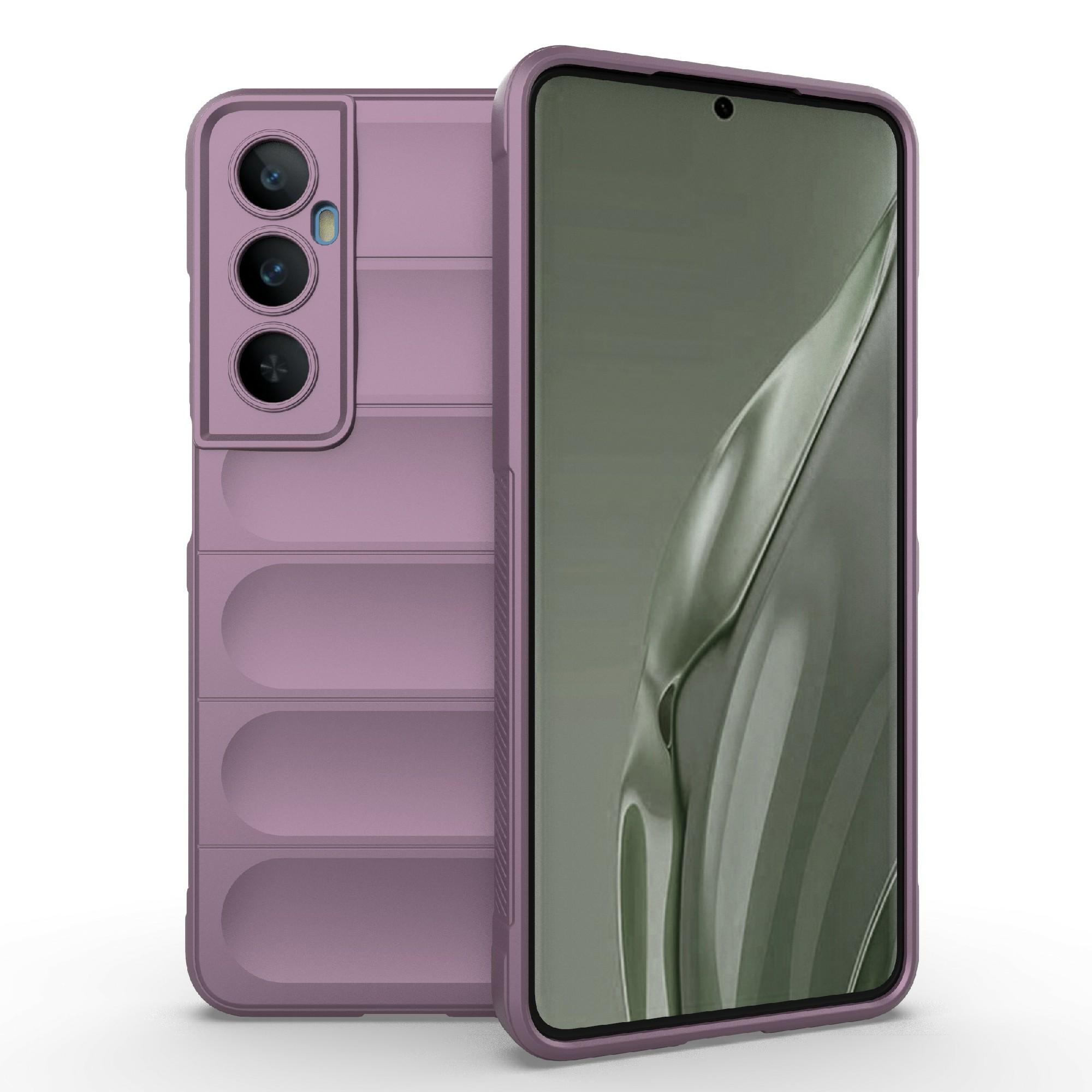 

Для Realme C65 4G Чехол Ударопрочная Защитная Оболочка для Телефона из ТПУ Light Purple
