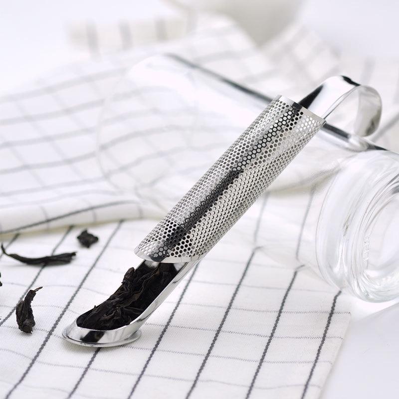 Nerezová ocel 304 Čajový filtr Kreativní přenositelnost Závěsný typ Trubička Čajový sítko Příslušenství Víceúčelový filtr Kuchyňský gadget