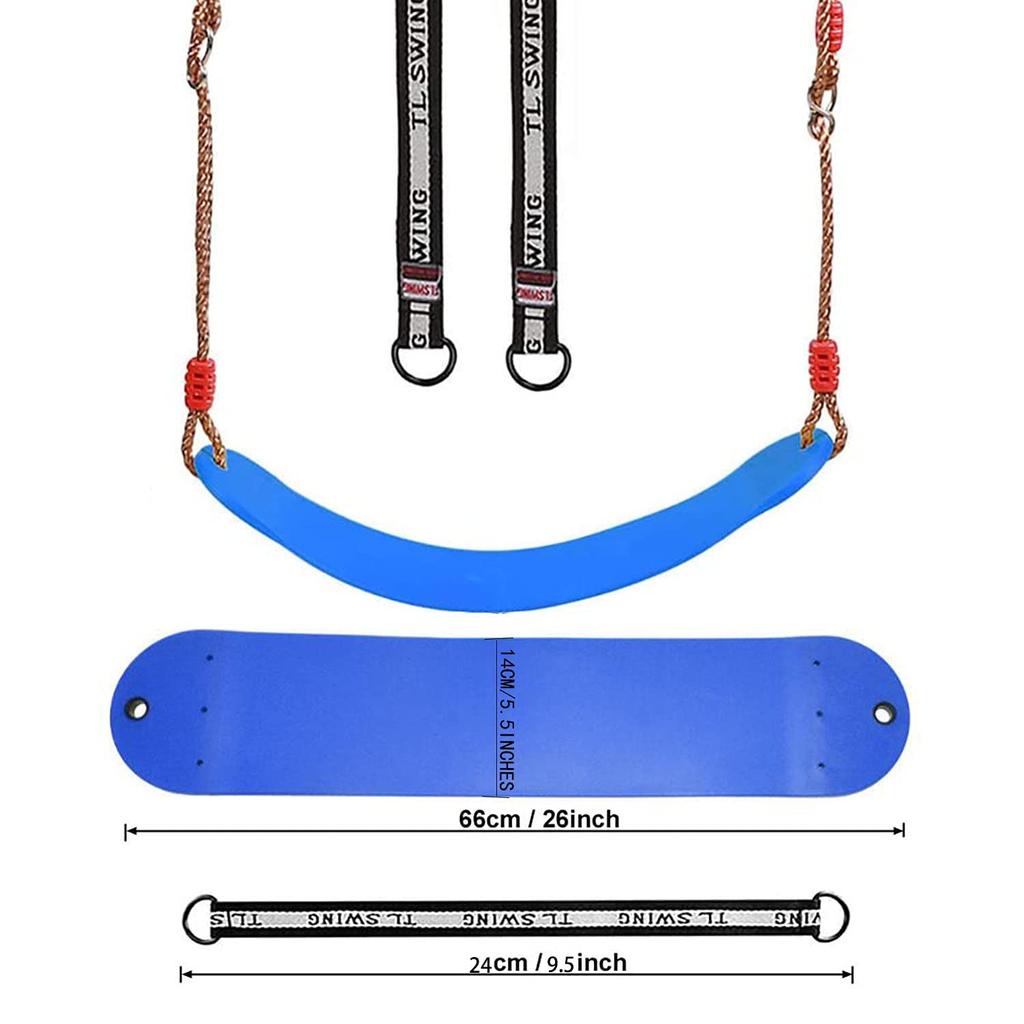 Indoor Swing for Kids and Adults, IndoorOutdoor Swing, Hanging Swing, Weight Capacity Approximately 150kg, Adjustable Rope Length, Pre-Swing Zent