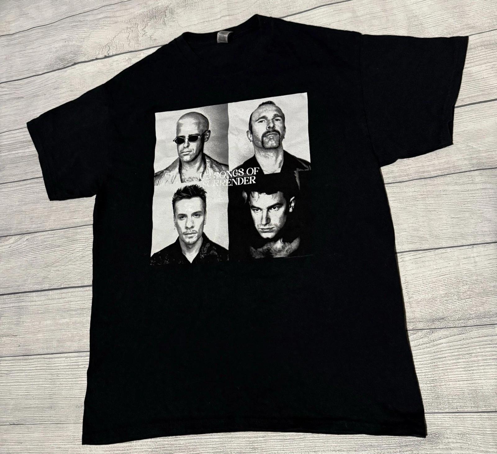 

U2 Songs Of Surrender T Shirt Large Black Gildan All Cotton 2021 Promotional L