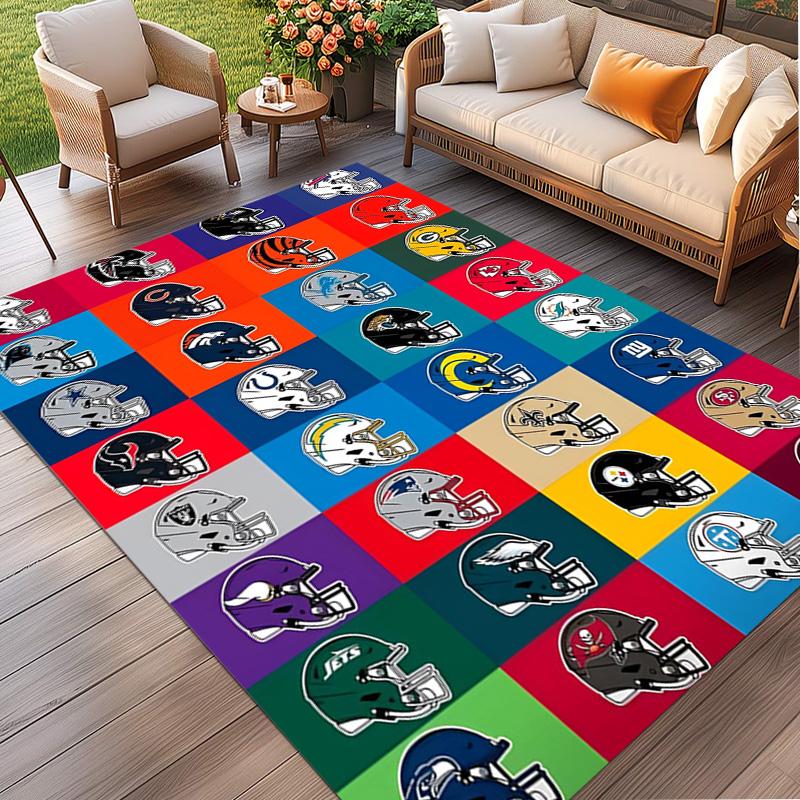 Basketball Print Rug, Washable Floor Carpet, For Entryway Dorm Laundry Room Office Study, Home Decor Birthday Christmas Gift