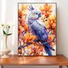5d DIY Diamond Painting Cross Stitch Purple Parrot Diamond Embroidery Animal Mosaic Full Round Drill Home Decor