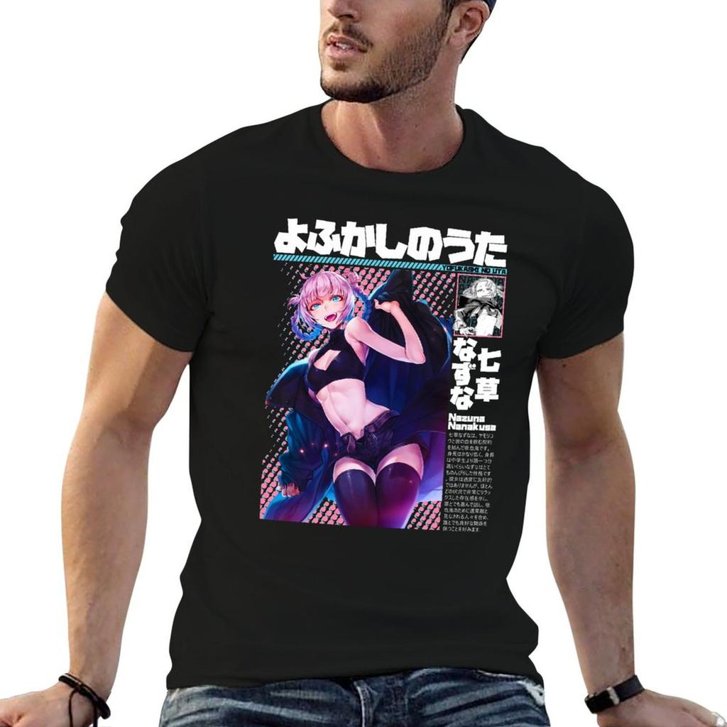 Yofukashi No Uta  Call of the Night  Nazuna Nanakusa Solo Character Design T-Shirt Cotton T Shi