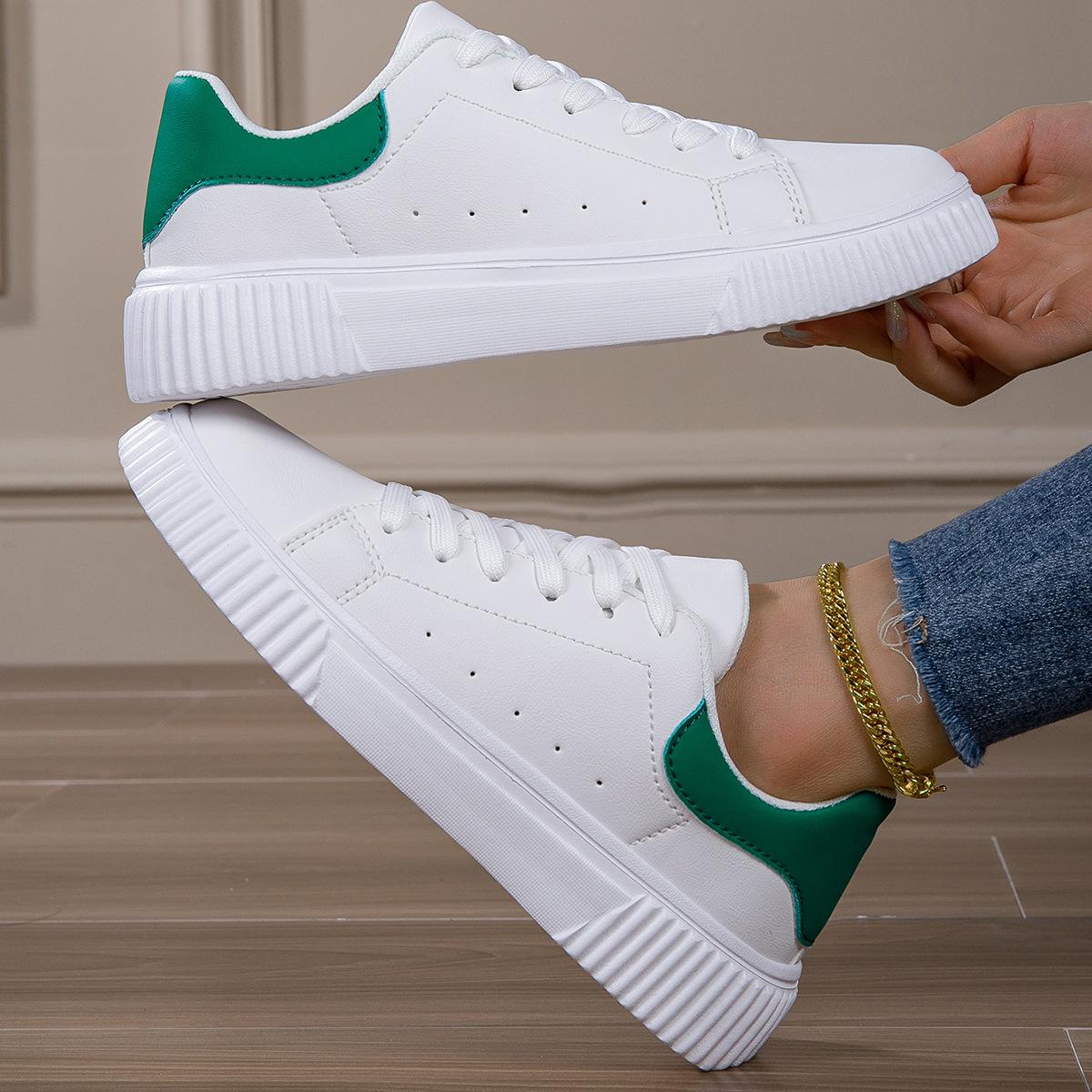 

Женская обувь спортивная мужская и женская повседневная обувь универсальная спортивная обувь для бега пара белая обувь модная обувь доска 45 зелёный