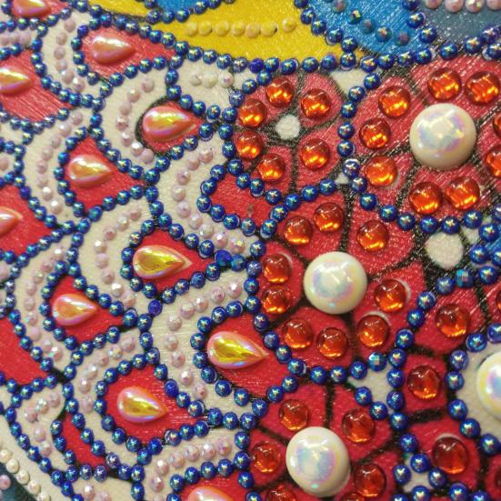 1 Set Diamond Painting Handbag Beautiful Patterned Exquisite DIY Diamond Painting Wallet