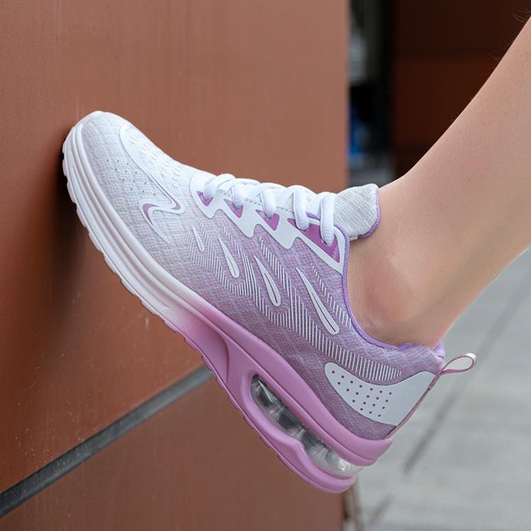 Women’s Running Sneakers Casual Socks Shoes Purple Lightweight Air Cushion Walking Shoes Over Sized