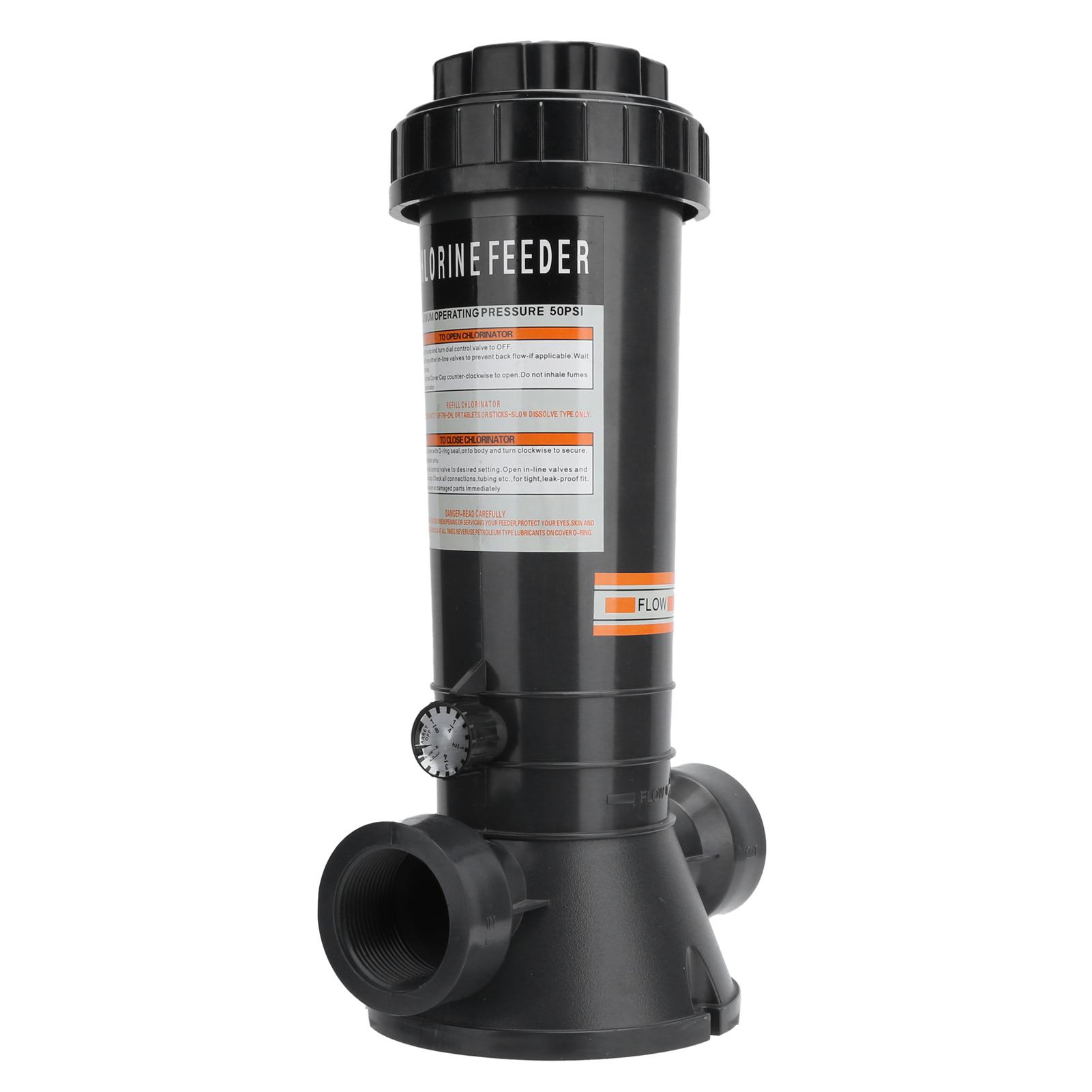 

Устройство подачи хлора для бассейна Автоматический хлоратор Дозатор химикатов Оборудование для бассейна чёрный