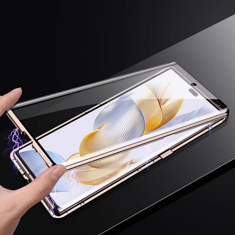 360 Full Case For Honor 200 Pro 5G Case Tempered Glass Leather Cover For Honor200 200Pro 100Pro Double Sided Protection Bumper