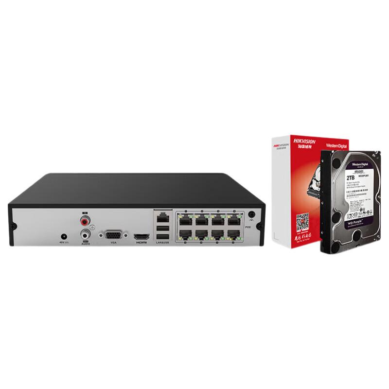 

HIKVISION 8-Channel POE NVR with 2TB HDD