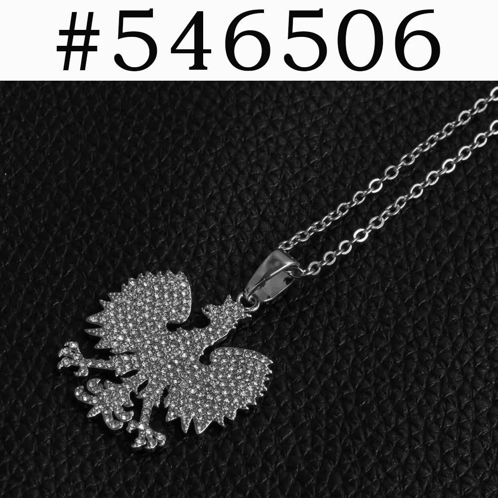 

Anniyo Poland Symbol Eagle Pendant Necklaces for Women Men,Polska Poles Jewelry #252706 45cm or 17.7 Inches