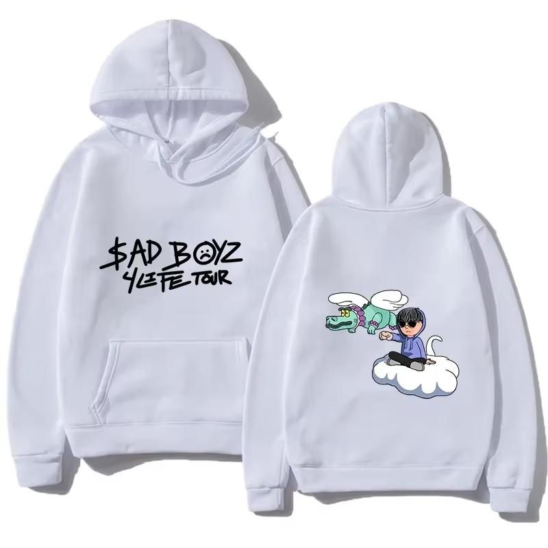 Men's running player hoodie fashionable Sadboyz women's long sleeved shirt Cool Harajuku casual jersey streetwear