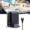 Portable 110W Wall Charger Dock Station Multi Port Power Adapter Tablet Charging Head for Various Phones Tablets