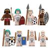 Children's Assembly Toy Intelligent And Educational Egyptian Spear Infantry Pharaoh Guard Building Blocks