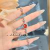 Luxury Fancy Colorful Bracelet with High Carbon Fanta Cut Nest and Dried Rose Style for Women