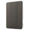 For iPad Mini (2024)/mini (2021) Case Carbon Fiber Texture Leather+Clear Acrylic+TPU Stand Tablet Cover