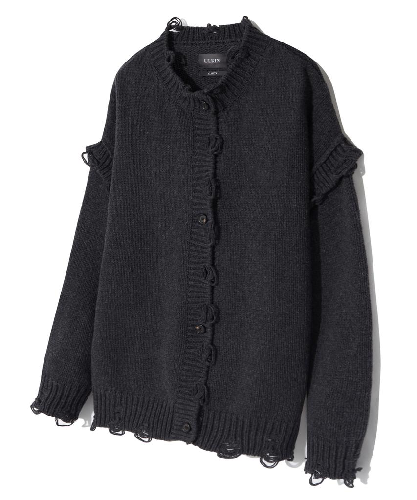 ULKIN [Runway] Oversized Cardigan_Charcoal