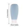 1Pcs Refillable Bottle 60Ml Soft Pe Lotion Container Squeeze Tube Empty Bottle Portable Travel Shampoo Bottle