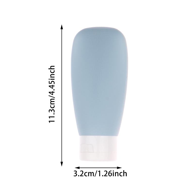 1Pcs Refillable Bottle 60Ml Soft Pe Lotion Container Squeeze Tube Empty Bottle Portable Travel Shampoo Bottle