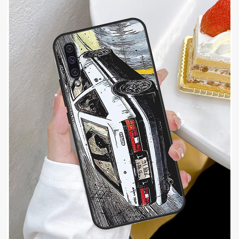 Initial D Car Case For Samsung A12 A32 A42 A52 A72 A52S A03S A21S A11 A31 A51 A71 A10 A50 A70 Full Cover