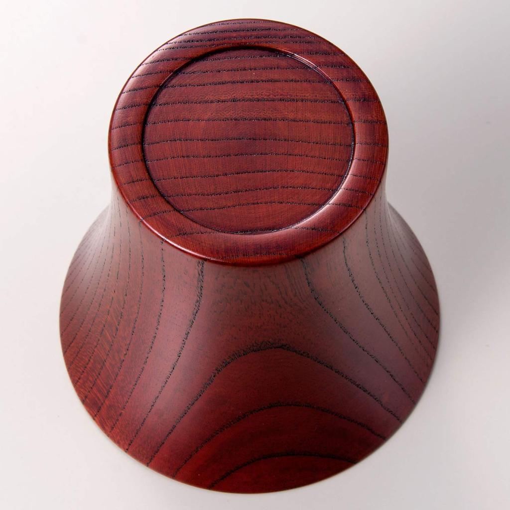 Yamanaka Lacquerware Wooden Cup, Keyaki Wood, Red, Gift Boxed, Perfect for 60th Birthdays and Respect for the Aged Day, SX-0580