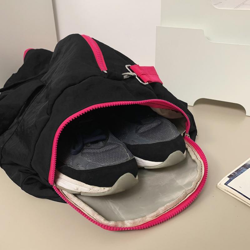 Men's Travel Bag Women's Shoulder Duffel Bag Separation Shoes Bags Sports Yoga Bag Fitness Bag Dry Wet Separation Storage Crossbody Bag