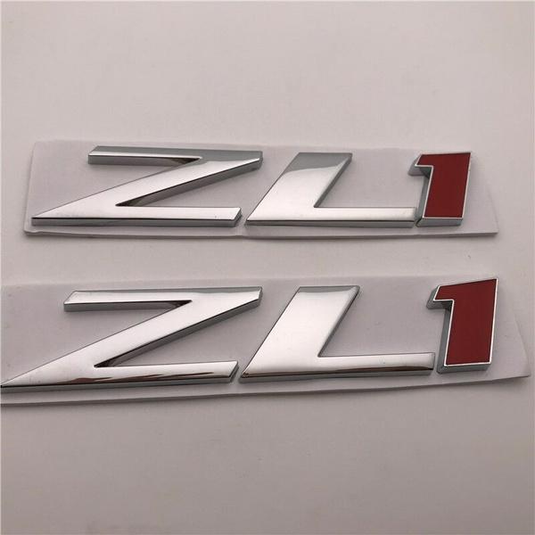

2 шт. индивидуальная автомобильная эмблема «ZL1» наклейка с логотипом для Camaro 12-15