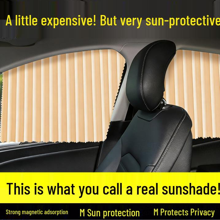 Magnetic Car Sunshade Privacy Curtain for Side Windows