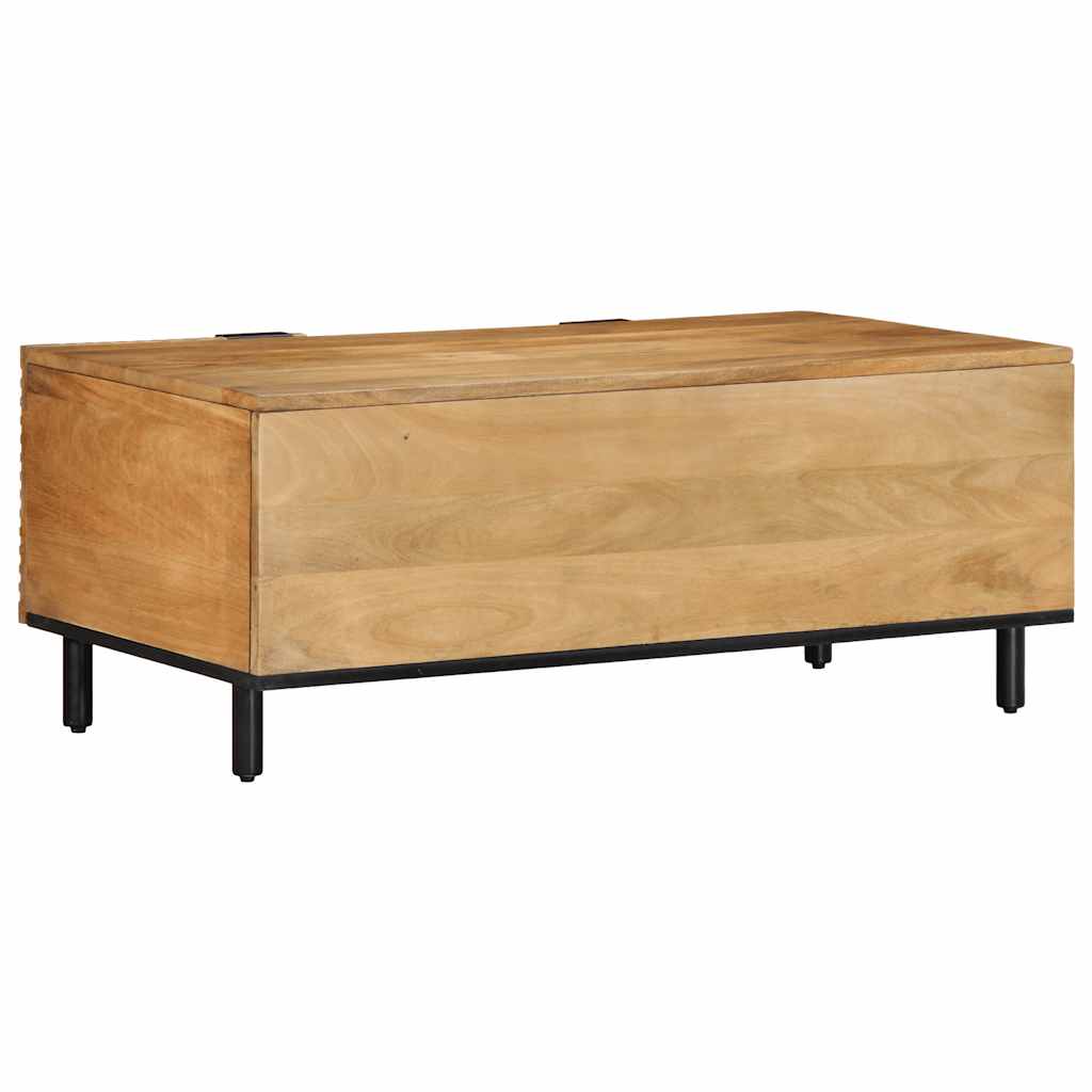 Coffee Table Brown 100x54x40 Cm Solid Mango Wood