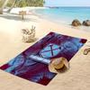 West Ham United Fußball-Print Strandtuch, Großes Weiches Schnelltrocknendes Handtuch für Strand Camping Schwimmen