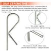 01004 Sway Control Replacement Pin, Hitch P Clip R Clips, Fits Camping Trailer RV Caravan Tractors Mower Clips (4 Pack)