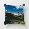 Mountains River Natural Scenery Pillow Cover Sofa Decoration Car Office Seat Cushion  Room   Home