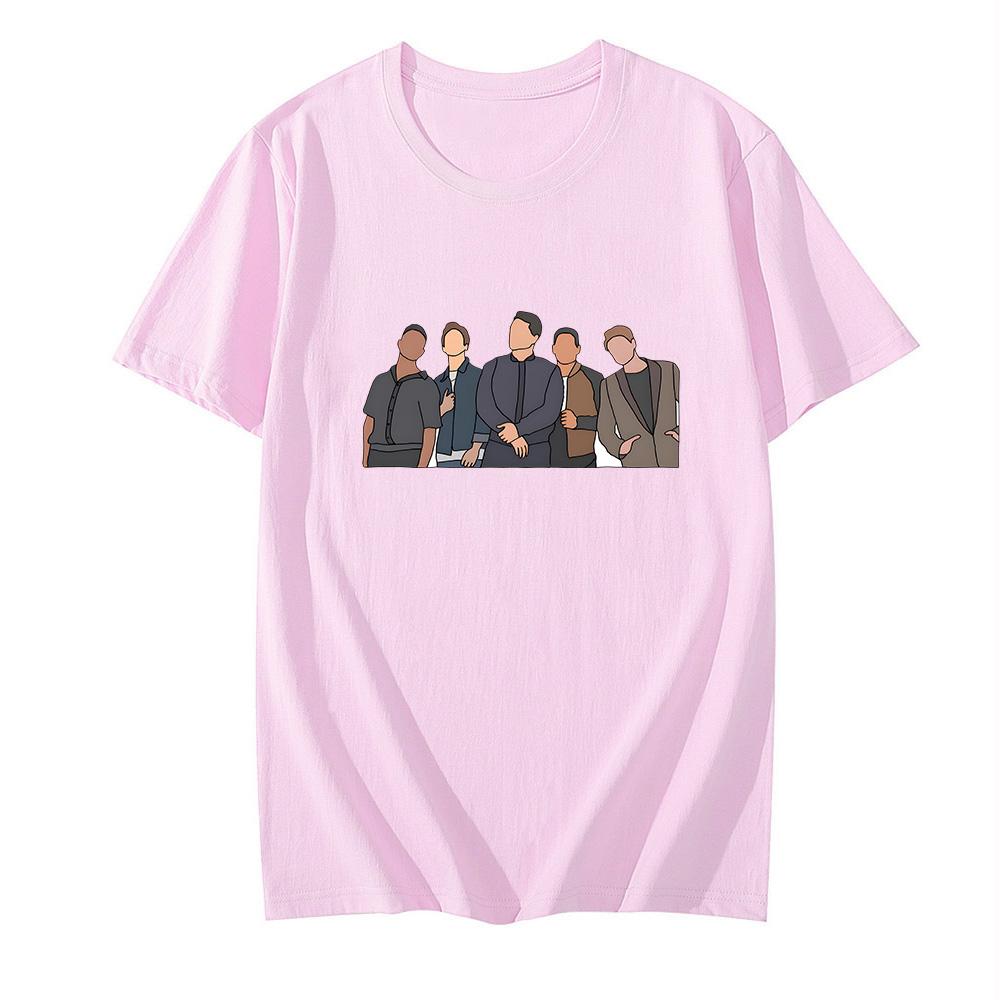 Six60 T-Shirt Cartoon Print Short Sleeve Round Neck Camisetas Comfortable Cotton Casual Tee-shirt Women/men Unisex Clothing