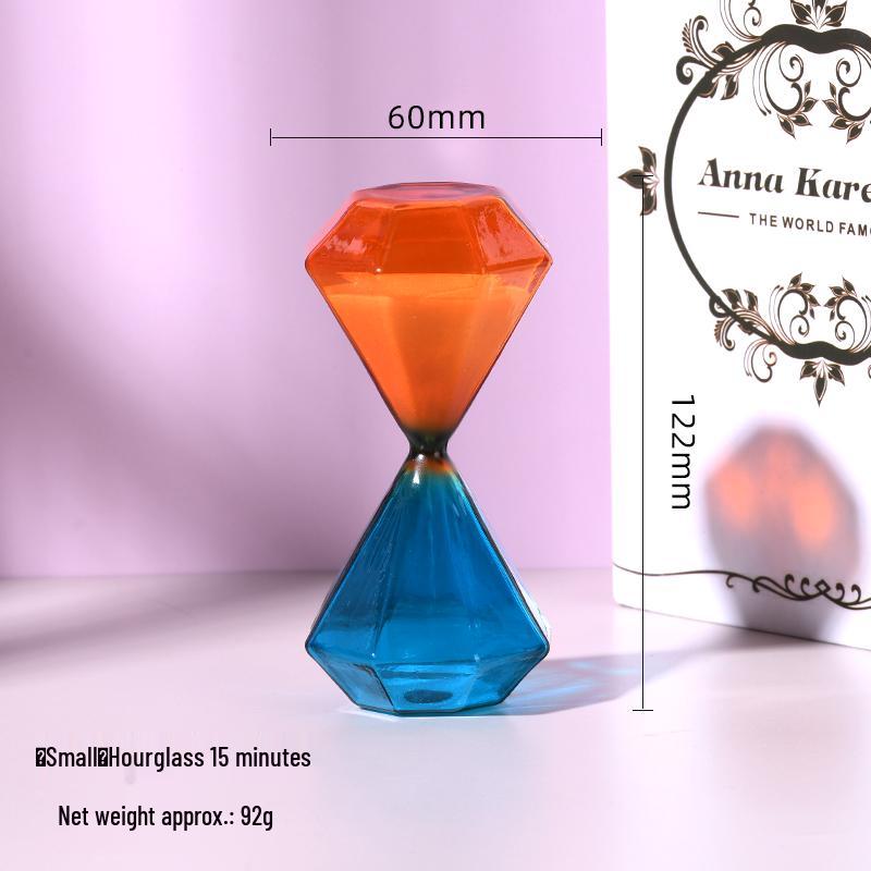 Скандинавские Хрустальные Алмазные Песочные Часы - 15/30/60 Мин Праздничный Подарок